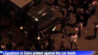 Protests continue following Egypt church bombing [upl. by Garth913]