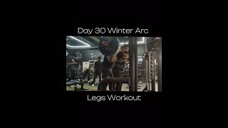 Day 30 of Winter Arcbuildnaturalstaynatural workout motivationbodybuilding legsworkout [upl. by Ennaeirrac]