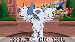 Pokémon X  Y ۩ Absolita y MegaAbsol [upl. by Borrell]