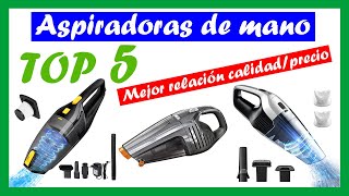 ✅ ASPIRADORA DE MANO ✅  ❤️ Los 5 MEJORES ASPIRADORES PARA COCHE del mercado ❤️ [upl. by Ayin]