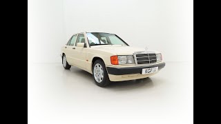 A FirstClass MercedesBenz 190E W201 Auto with 29 Service Stamps  SOLD [upl. by Ihcas]