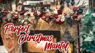 Perfect Christmas Mantel Tutorial By Jeanna Loves Christmas [upl. by Eidda916]