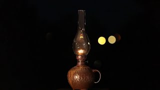 Relaxing Oil Lamp Video  Gentle Flickering Light Screensaver  For Sleep Study Meditate 4K [upl. by Lach]