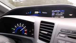 Honda Civic 2013 18 acceleration 0100 [upl. by Kneeland]