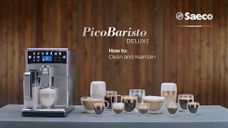 Saeco Coffee PicoBaristo Deluxe SM5573  How to Maintain [upl. by Aryc]