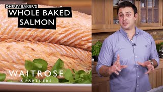 How To Make A Whole Baked Salmon  Waitrose [upl. by Henleigh]