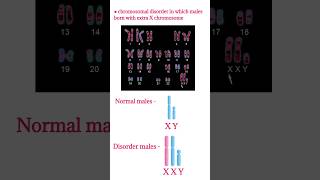 Klinefilter syndrome  Symptoms chromosomal disorderXXY male chromosomes shorts klinefelter [upl. by Meirrak740]