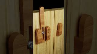 How Door Latch works  Door Latch Ideas  7 🔐 3D Animation latch doorlock short ytshorts [upl. by Zorah962]