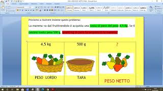 PESO LORDO  PESO NETTO  TARA [upl. by Danae]