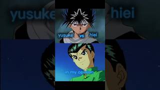 Yusuke vs Hiei in my opinion yuyuhakusho edit yusukeurameshi hiei Takeyourtime823 [upl. by Darreg]