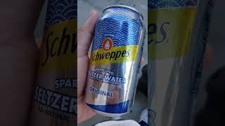 Schweppes sparkling seltzer water original flavor in a can [upl. by Sherar973]