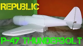 How To Make Rc Plane P47 Thunderbolt  Diy Rc Plane rcplane [upl. by Reinhardt]