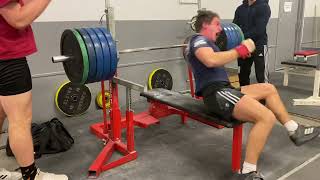 200kg raw benchpress 18yo amp 72kg bw [upl. by Kieryt]