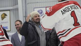 Honouring Roy Pejcinovski at the GTHL Top Prospects Game Powered by Under Armour [upl. by Dupaix]