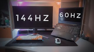 Bisakah Laptop 60Hz Pakai Monitor 144Hz via HDMI   Penjelasan Singkat [upl. by Puklich882]