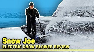 Snow Joe 24VX2SB22 Electric Snow Blower Review [upl. by Radie]