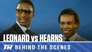 Sugar Ray Leonard vs Thomas Hearns Behind The Scenes  CLASSIC BOXING FOOTAGE [upl. by Naehgem]