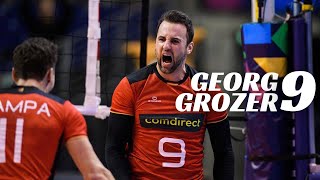 ゲオルグ・グロゼル Georg Grozer  Opposite Hitter of Germany  The Strongest Player In The World [upl. by Annairb]