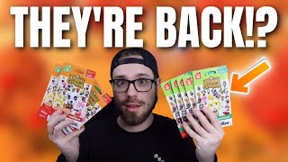 ANIMAL CROSSING AMIIBO CARDS ARE BACK  Unboxing Amiibo Cards [upl. by Inot]