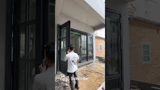 Home entry mirror sliding door [upl. by Belayneh497]