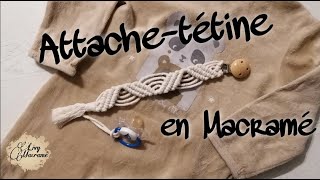 DIY attachetétine en macramé 2  Livy Macramé [upl. by Rehsu865]