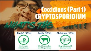 COCCIDIANS Part 1 of 4  CRYPTOSPORIDIUM [upl. by Nosdivad]