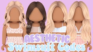 Aesthetic Roblox Swimsuits With Codes amp Links  elxto [upl. by Trinette887]