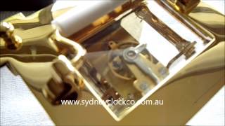 HB amp Sons 8 Day Mechanical Carriage Clock by Matthew Munn Available from the Sydney Clock Company [upl. by Merrel]