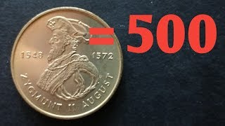 2 złote cena 500złotych Zygmunt  August numizmatyczny Nordic Gold moja wtopa inwestycyjna [upl. by Latsyrhc308]