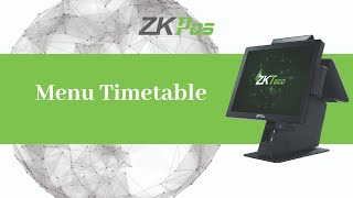 Menu Timetable in ZKTeco Restaurant POS Software [upl. by Ardnaz]