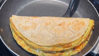 Un PetitDéjeuner Rapide Prêt en 5 minutes  Recettes de Tortilla facile et délicieuse [upl. by Ennovy]