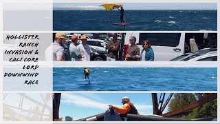 Hollister Ranch Invasion and Cali Core Lord Downwind Race  Wingfoiling Trip Report [upl. by Adnawuj]