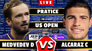 🔴LIVE MEDVEDEV VS ALCARAZ • US OPEN 2024 GAMEPLAY finals medvedev alcaraz usopen tennis at [upl. by Leshia]