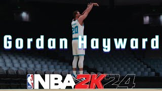 NBA 2K24 Gordan Hayward Jumpshot Fix [upl. by Rhett]