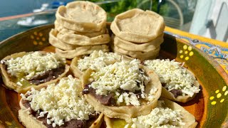 SOPES  RECETAS MEXICANAS [upl. by Ididn]