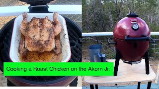 2023 Ep 11 Cooking a Roast Chicken on the Akorn Jr [upl. by Cointon]