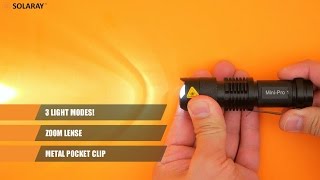 SOLARAY MiniPro 1 LED Flashlight [upl. by Ajaj]