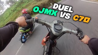 CORNERING battel C70 VS OJMX [upl. by Prunella]