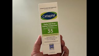 Cetaphil Facial Moisturizer with SPF 35 Unboxing [upl. by Cassidy46]