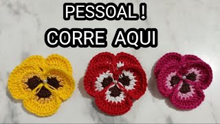 FLOR AMOR PERFEITO EM CROCHÊ PASSO À PASSO croche crochet floremcroche [upl. by Hermine]