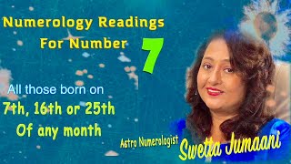 Numerology for No7 With Subtitles मूलांक 7 जन्मांक 7 Birth Date 7 Mulank 7 [upl. by Eitten803]