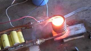 3 kilowatt Induction heater melting zinc aluminum metal [upl. by Heffron411]