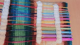 How To Tunisian Crochet A Hook Case  Tutorial [upl. by Akived]