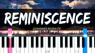 Johannes Bornlöf  Reminiscence Piano Tutorial  SHEET MUSIC  MIDI 🔥 [upl. by Millda]