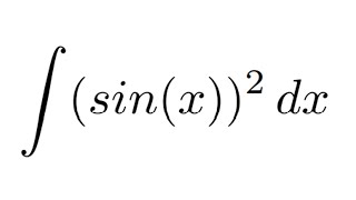 sinx2 integrieren partielle Integration  INTEGRIEREN LERNEN 29 [upl. by Felten]