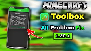 Toolbox For Minecraft Pe 1201  Toolbox problem fix minecraft not support  Minecraft 64 bit [upl. by Cherice]