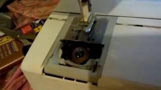 how to thread the Husqvarna 215 sewing machine [upl. by Lekzehcey149]