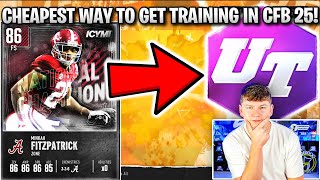 THE CHEAPEST WAY TO GET TRAINING POINTS IN CFB 25 ULTIMATE TEAM [upl. by Alisia205]