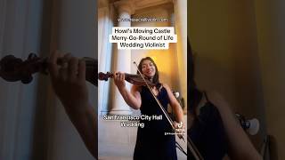 joehisaishi studioghibli howlsmovingcastle merrygoround violincover violin bayarea cityhall [upl. by Elly]