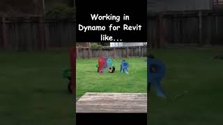 Working in Dynamo for Revit like shorts [upl. by Minnnie]